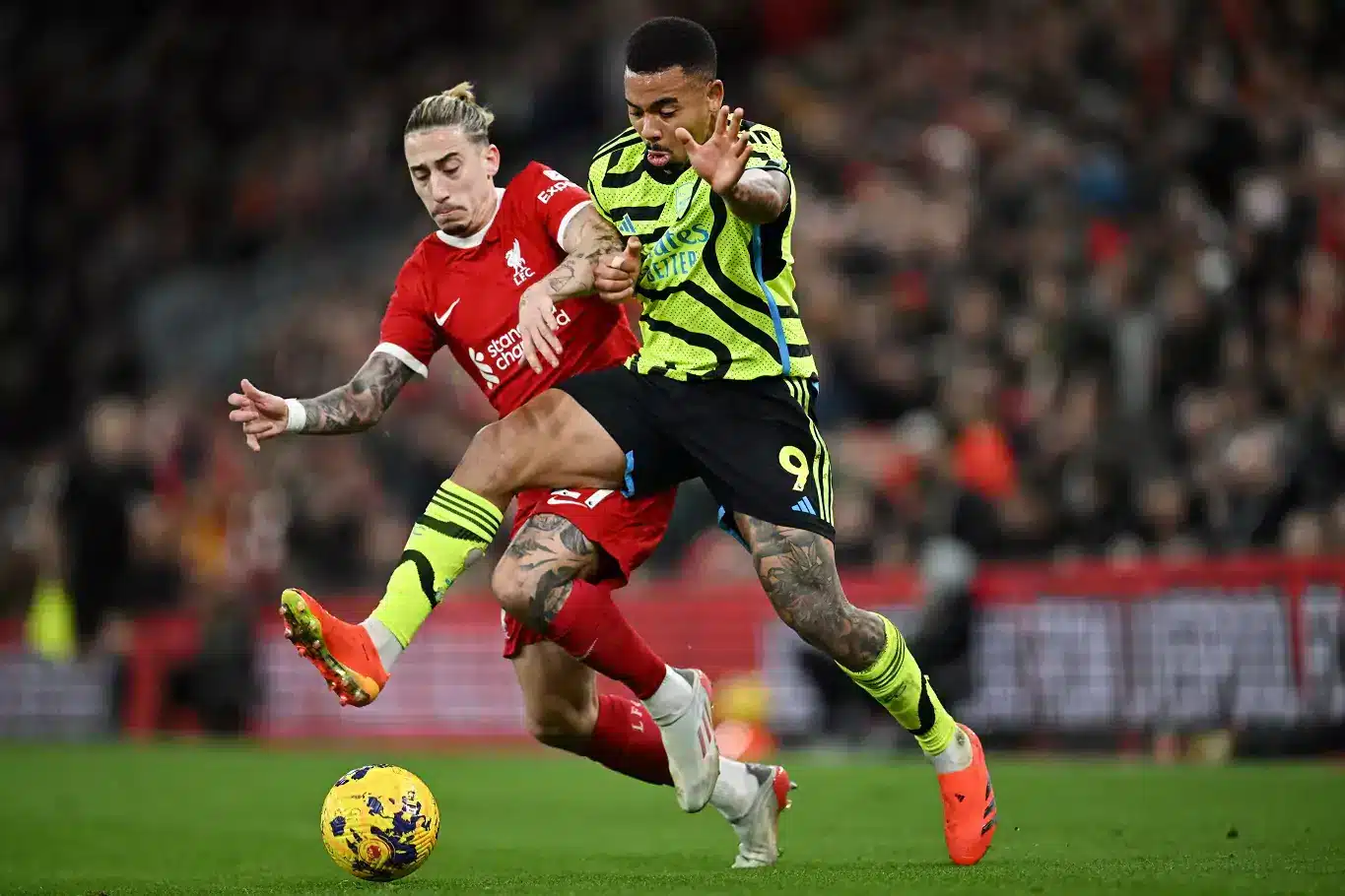 تشكيل ليفربول ضد أرسنال بالجولة 36 في الدوري الإنجليزي