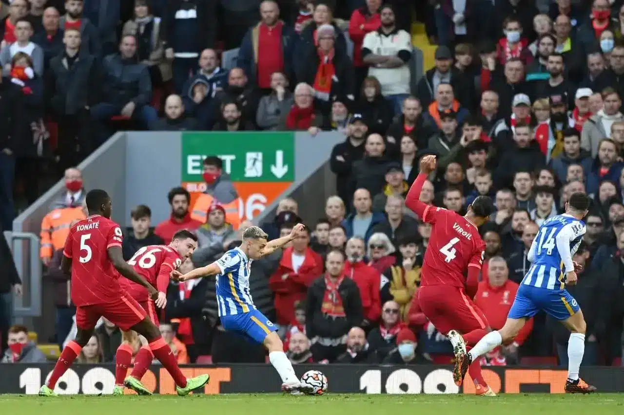 القنوات الناقلة لمباراة ليفربول ضد برايتون بالجولة 37 في الدوري الإنجليزي