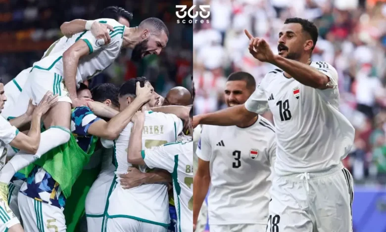 مجموعة العراق والجزائر في كأس العرب 2025