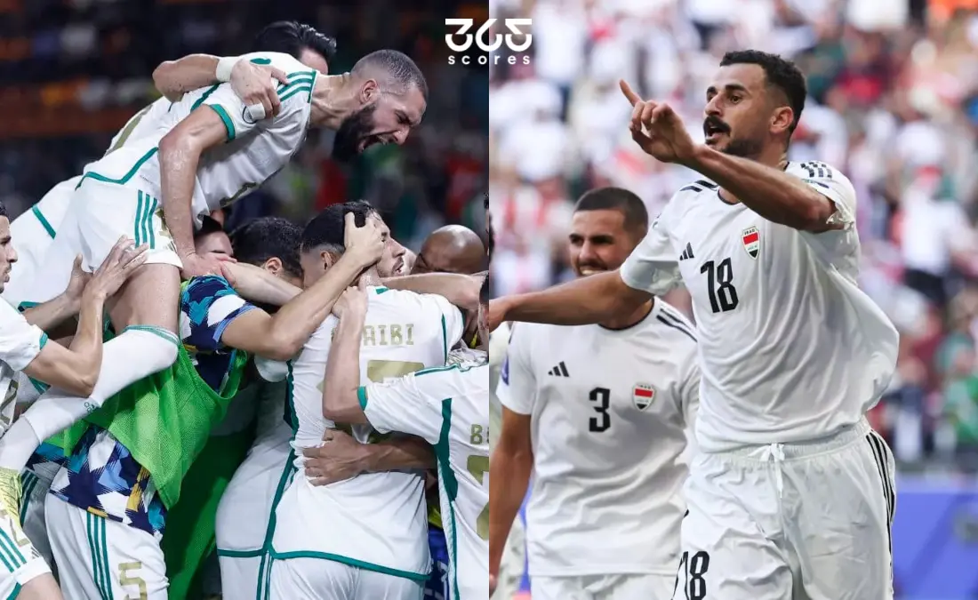 مجموعة العراق والجزائر في كأس العرب 2025