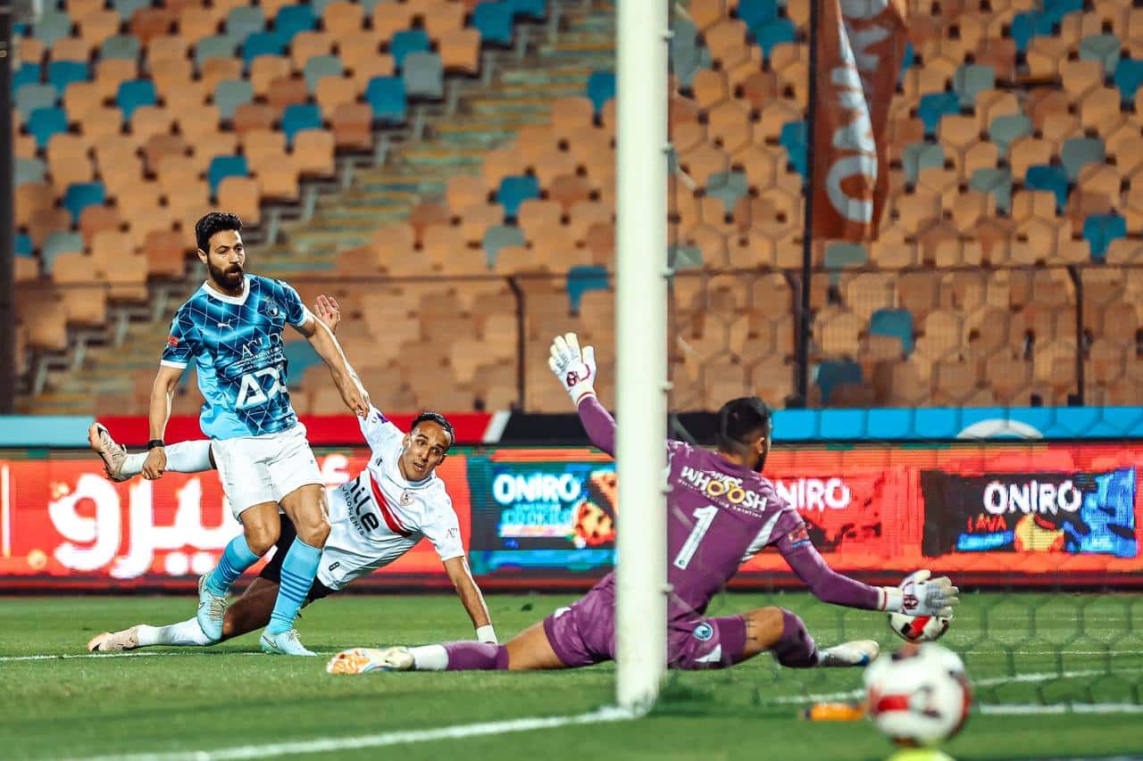 ناصر منسي - الزمالك ضد بيراميدز