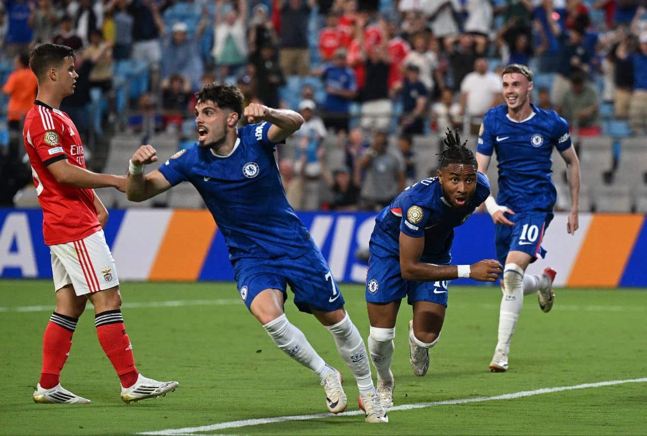 بيدرو نيتو - كريستوفر نكونكو - كول بالمر - تشيلسي ضد بنفيكا - كأس العالم للأندية 2025