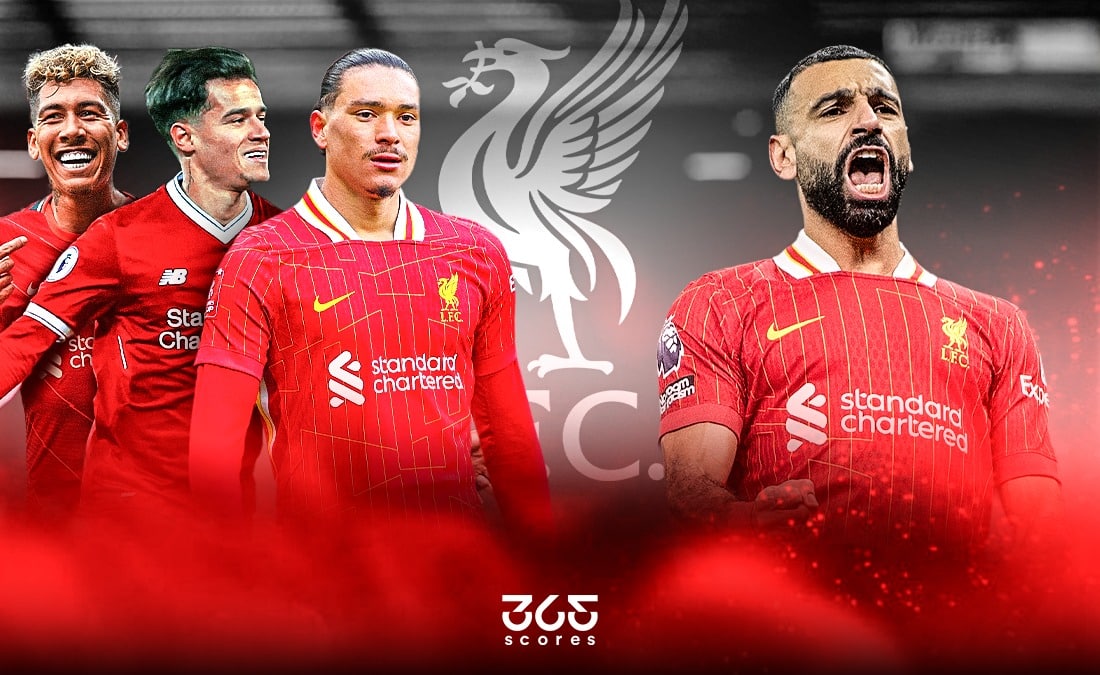 محمد صلاح - نونيز - كوتينيو - فيرمينو