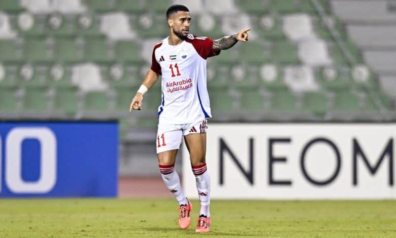 لوان بيريرا لاعب نادي الشارقة (المصدر Gettyimages)