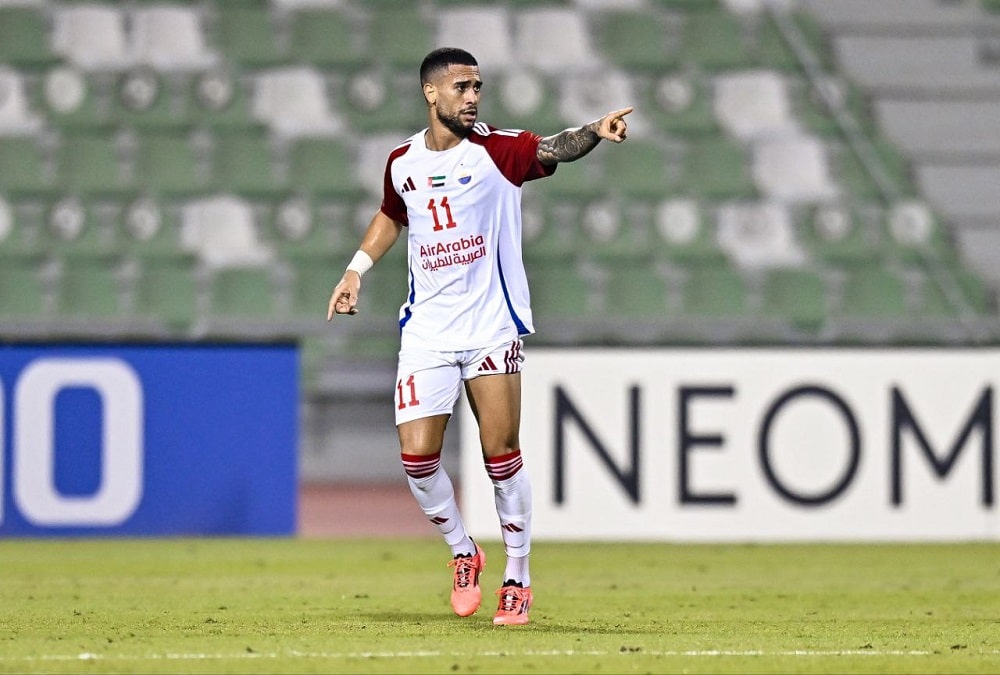 لوان بيريرا لاعب نادي الشارقة (المصدر Gettyimages)