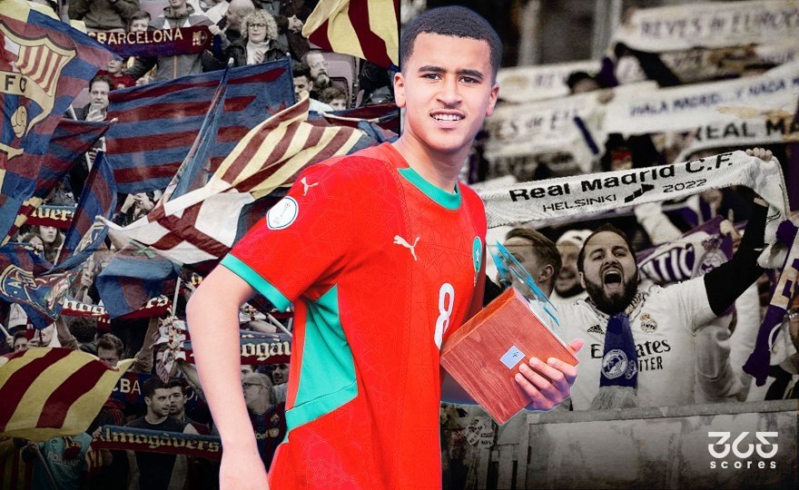 عبد الله وزان - جماهير ريال مدريد وبرشلونة (المصدر: Gettimages)