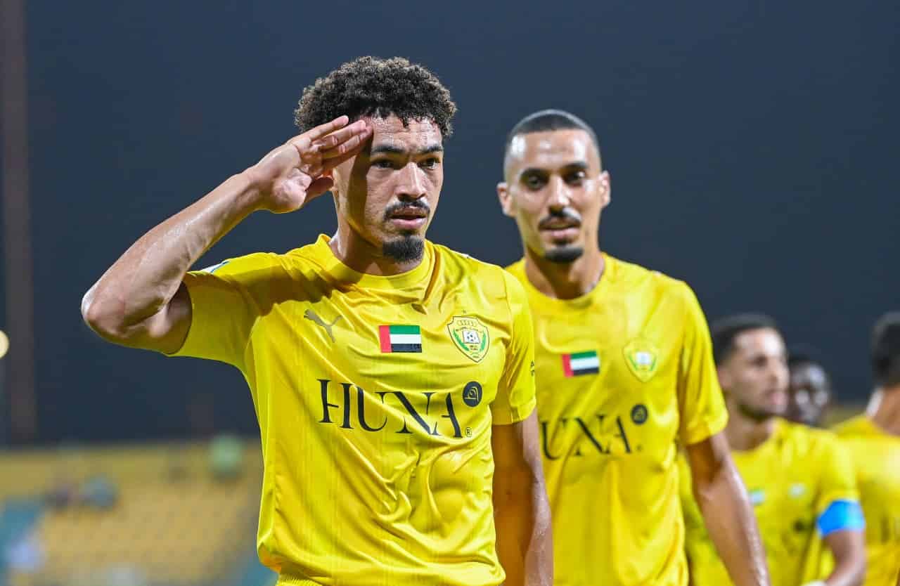 الوصل ضد بني ياس- المصدر: حساب رابطة المحترفين الإماراتية