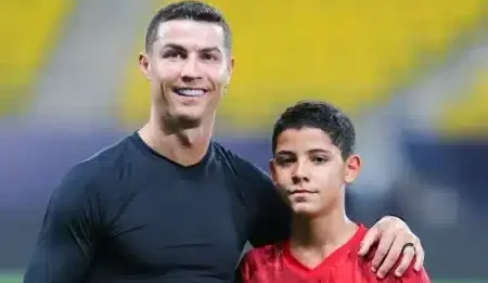 Cristiano Ronaldo e seu filho