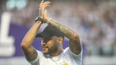 Neymar na Vila Belmiro