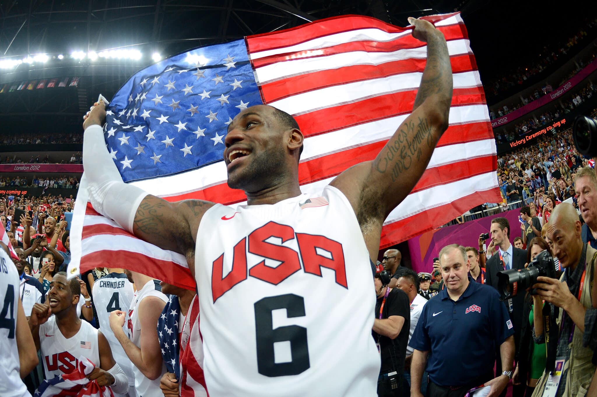 LeBron James pela seleção de basquete nas olimpiadas
