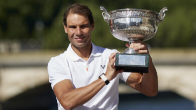 Rafael Nadal é o maior vencedor da era aberta do Roland Garros