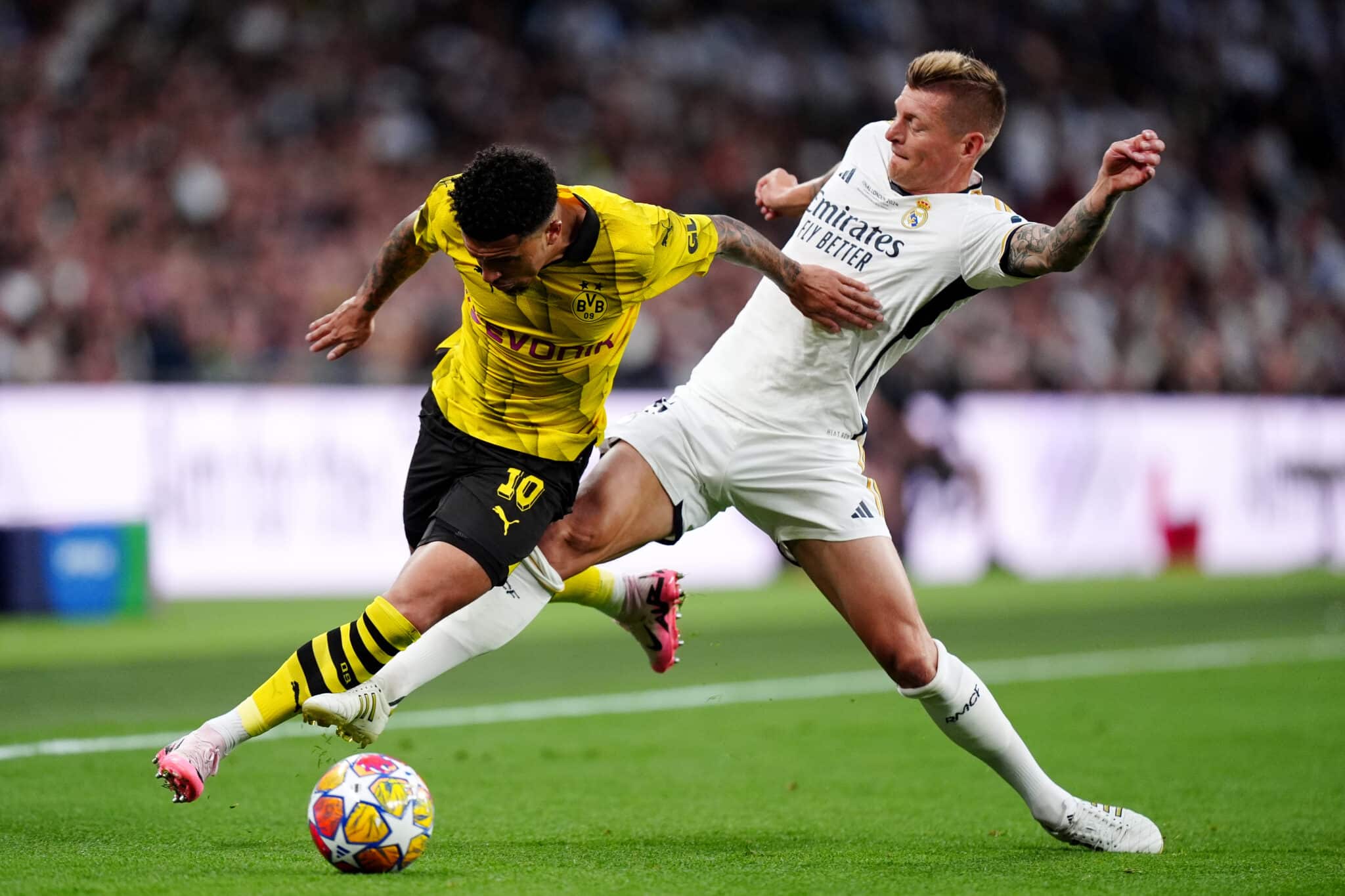 Kross e Sancho pela final da Champions League