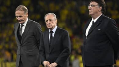 Florentino Pérez na final da champions