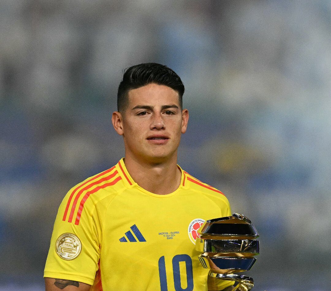 James Rodríguez foi eleito o craque da Copa América