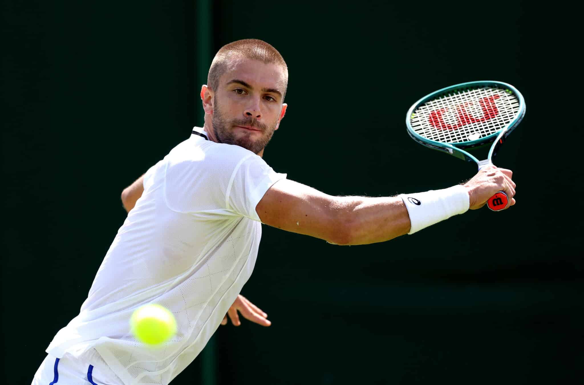 Borna Coric venceu Felipe Meligeni em Wimbledon