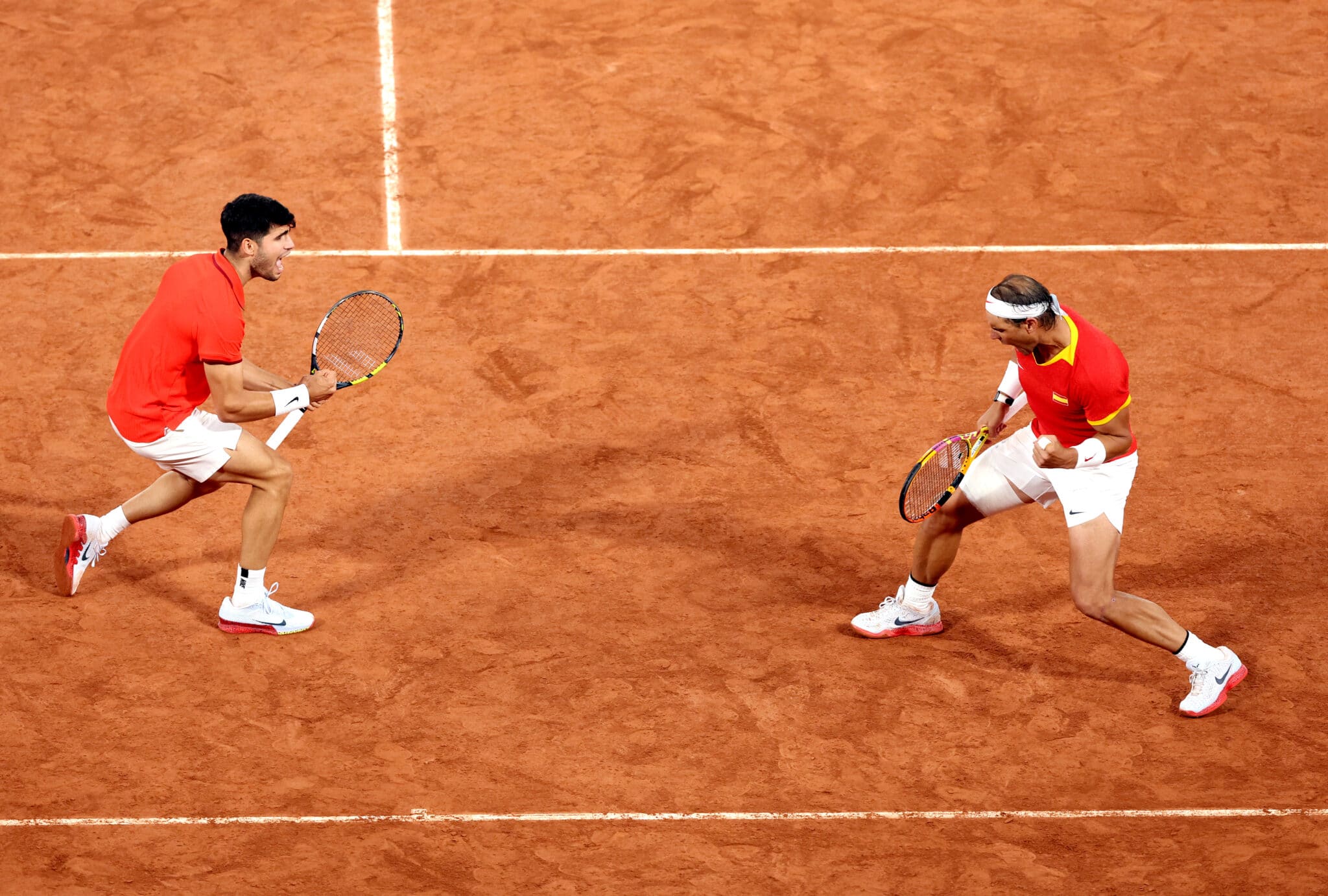 Nadal e Alcaraz em Paris 2024