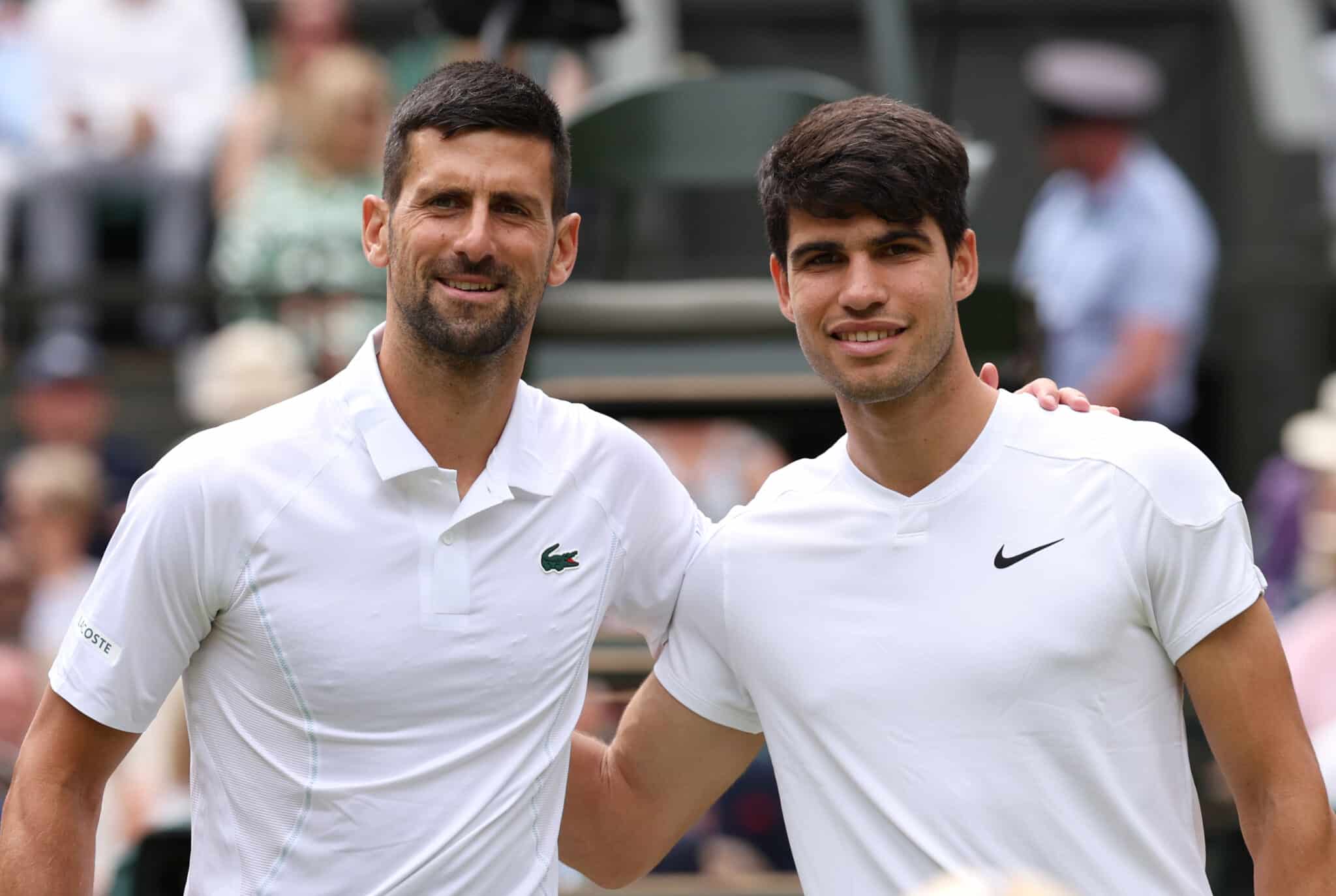Alcaraz e Djokovic