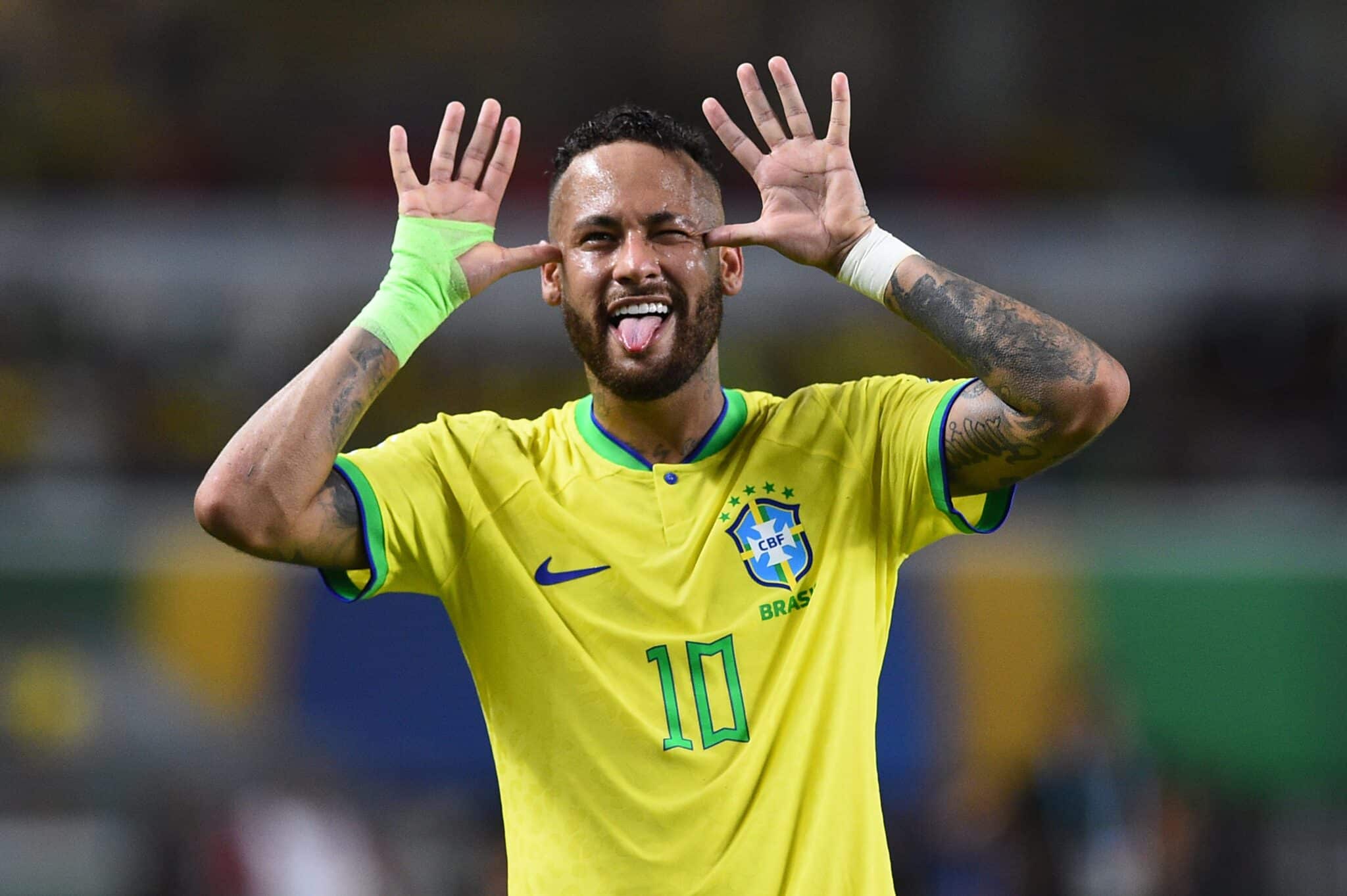 Neymar pela seleção brasileira