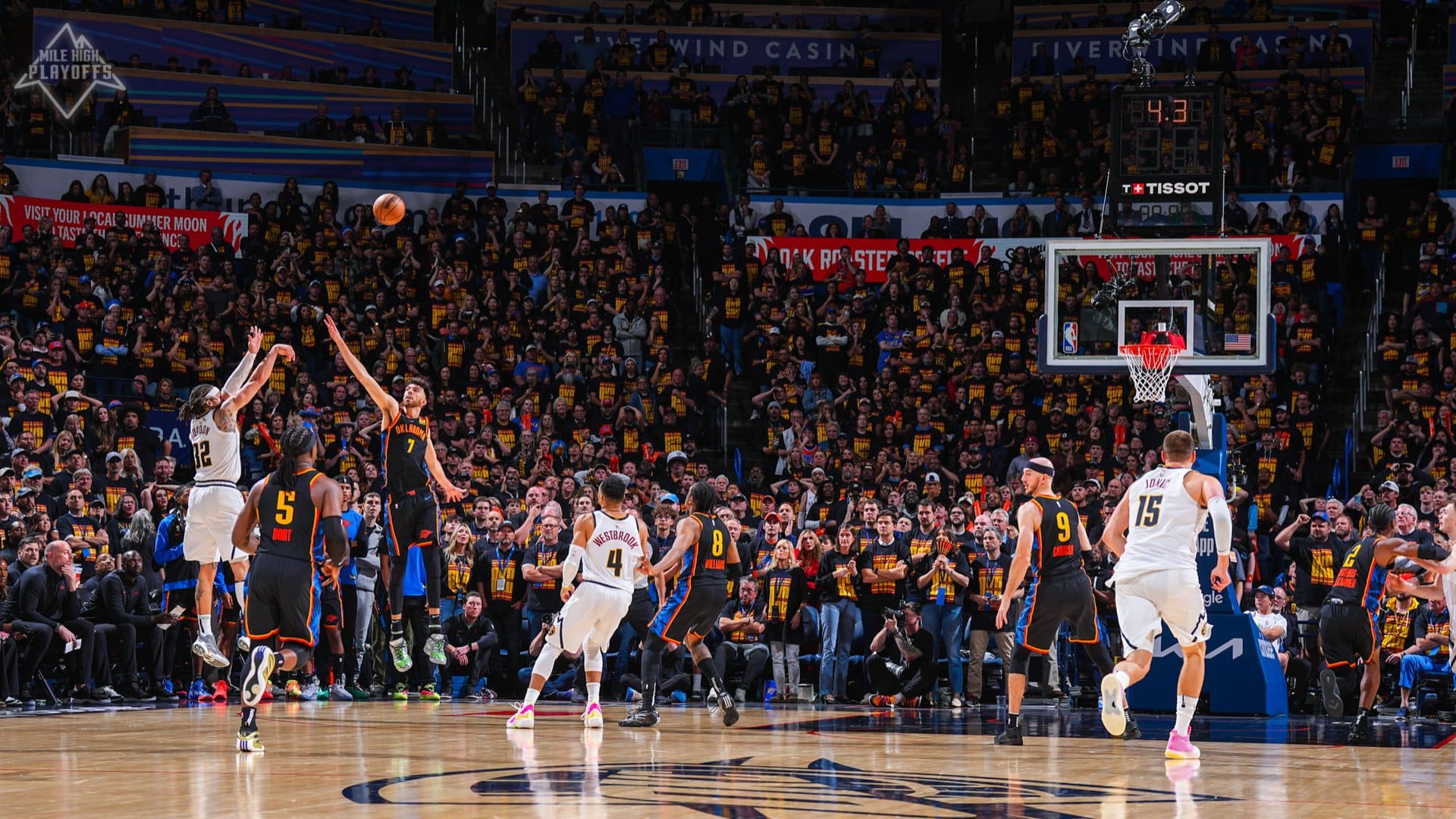 Aaron Gordon contra o Thunder