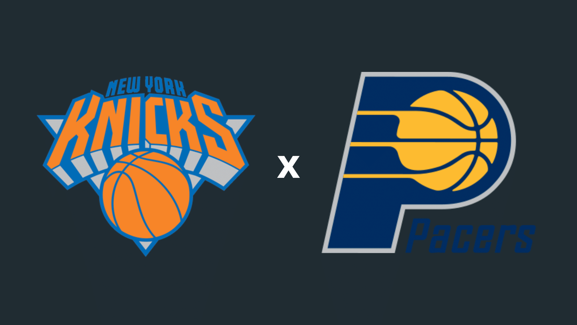 Escudos de New York Knicks e Indiana Pacers