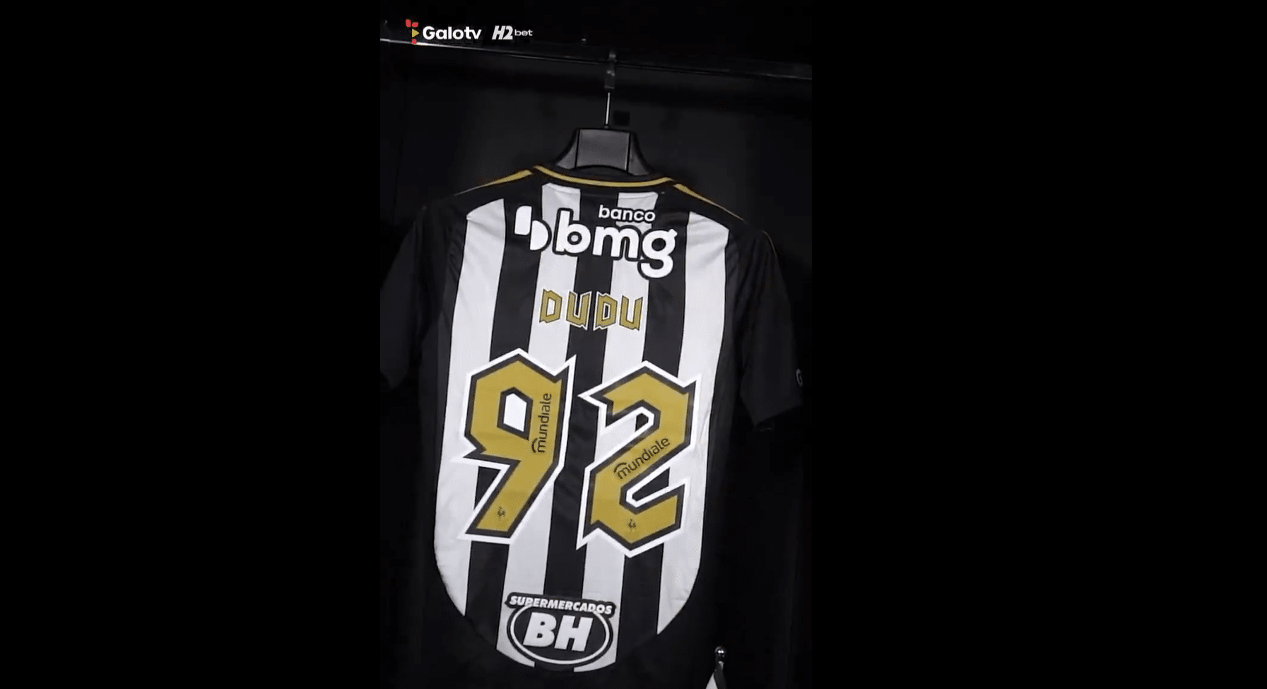 Dudu camisa 92 do Atlético-MG