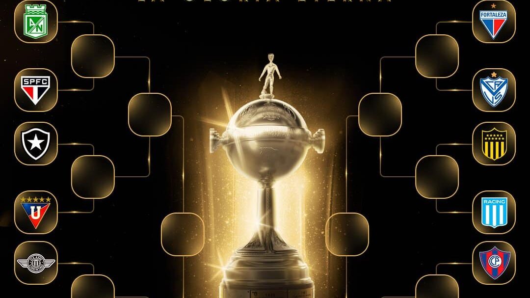 Chave das oitavas da Libertadores