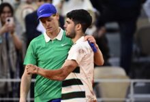Alcaraz e Sinner quebram recorde de final mais longa da história de Roland Garros