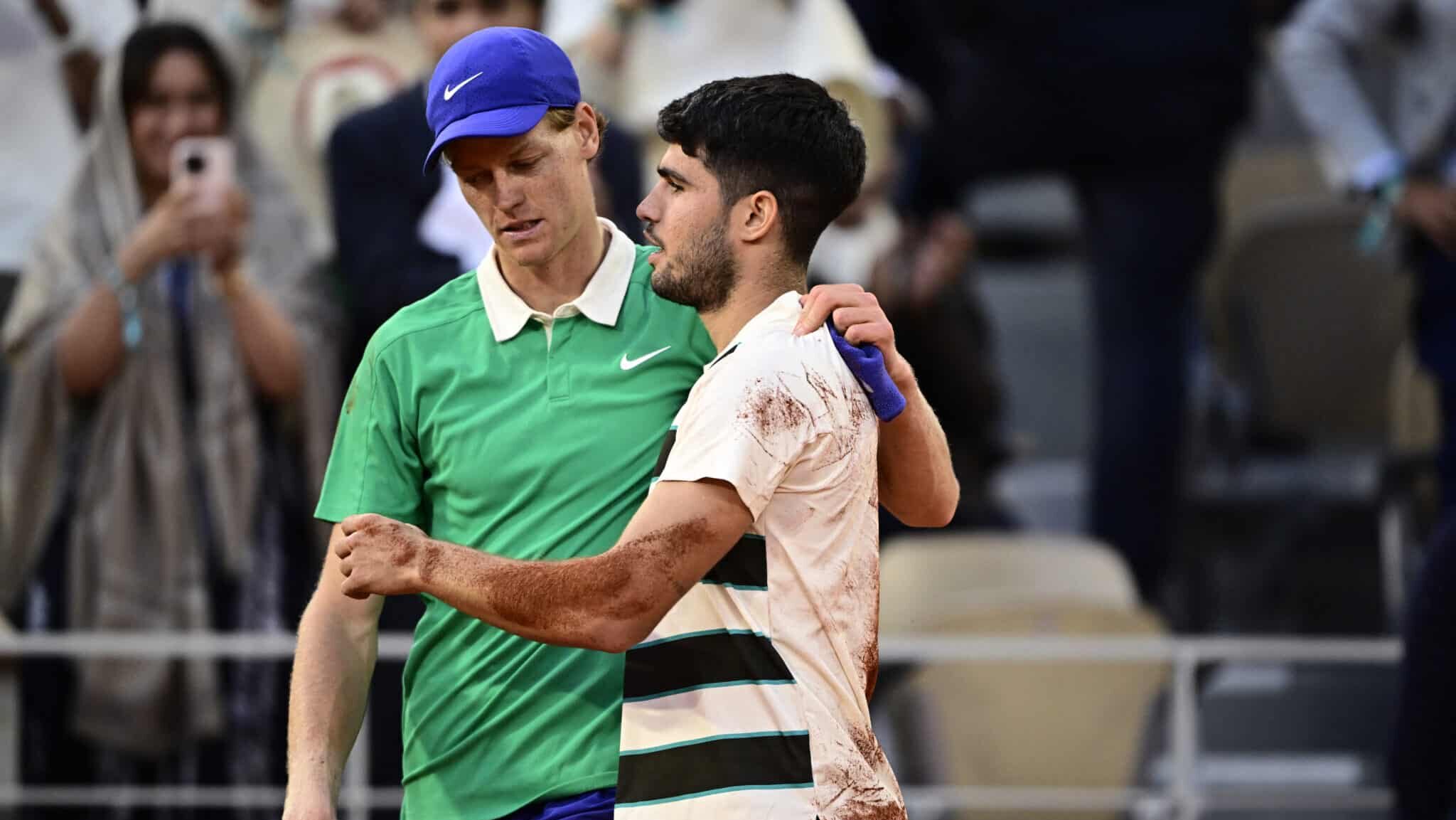 Alcaraz e Sinner quebram recorde de final mais longa da história de Roland Garros