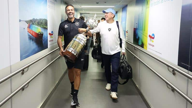 Artur Jorge e John Textor pelo Botafogo