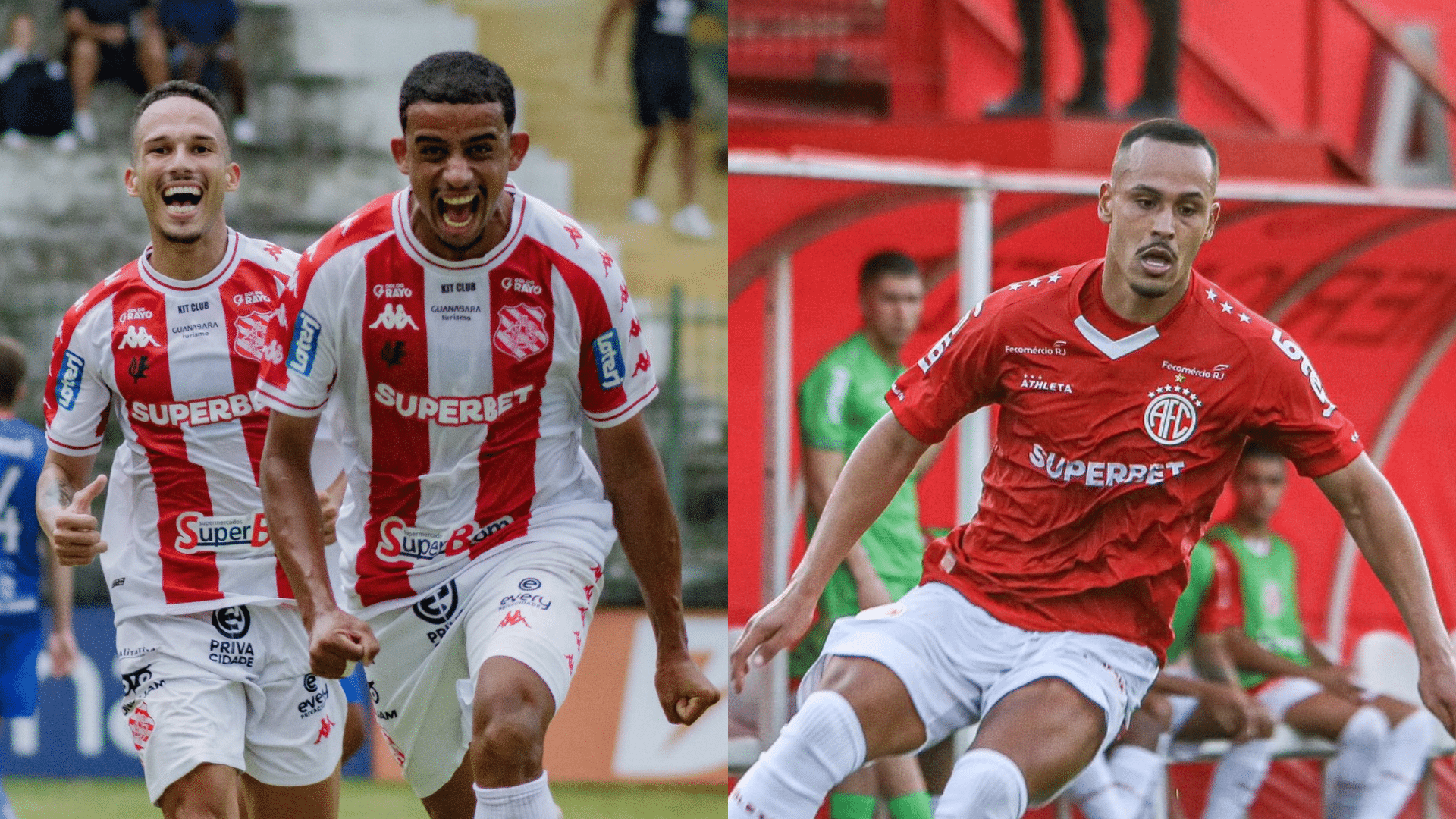 Jogadores de Bangu e America
