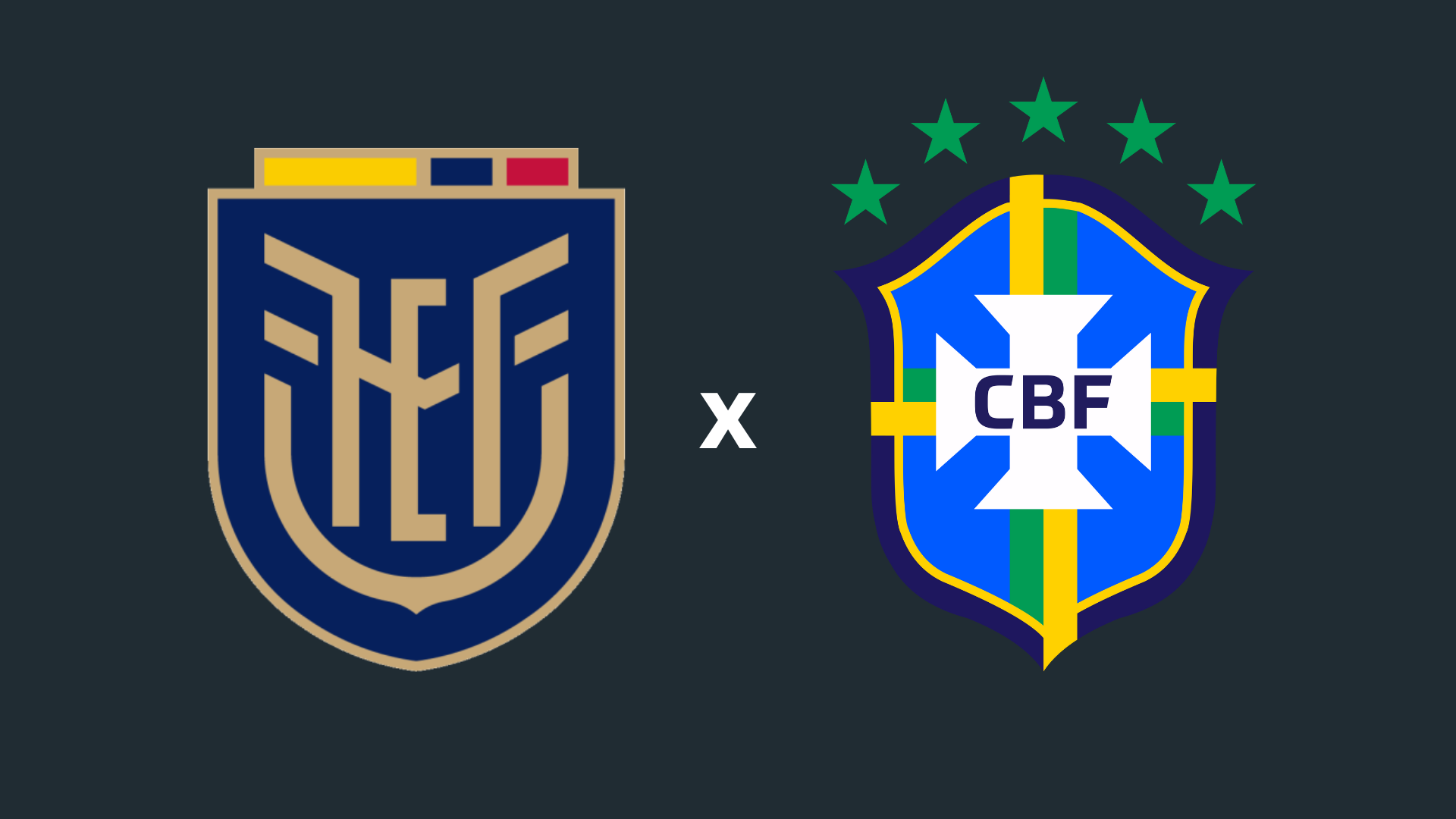Equador x Brasil pelas Eliminatórias