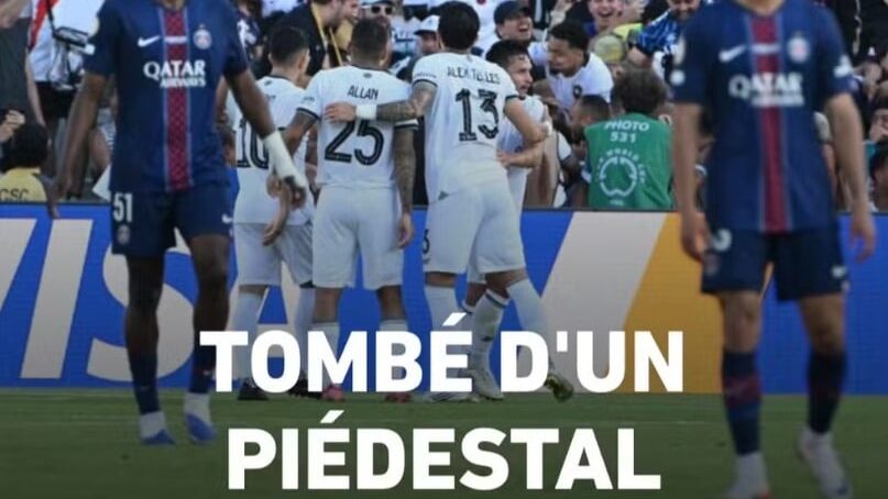 Capa do jornal francês L'Equipe