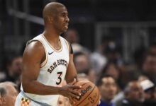 Chris Paul em ação pelo San Antonio Spurs - Eakin Howard/Getty Images